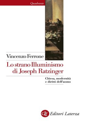 cover image of Lo strano Illuminismo di Joseph Ratzinger